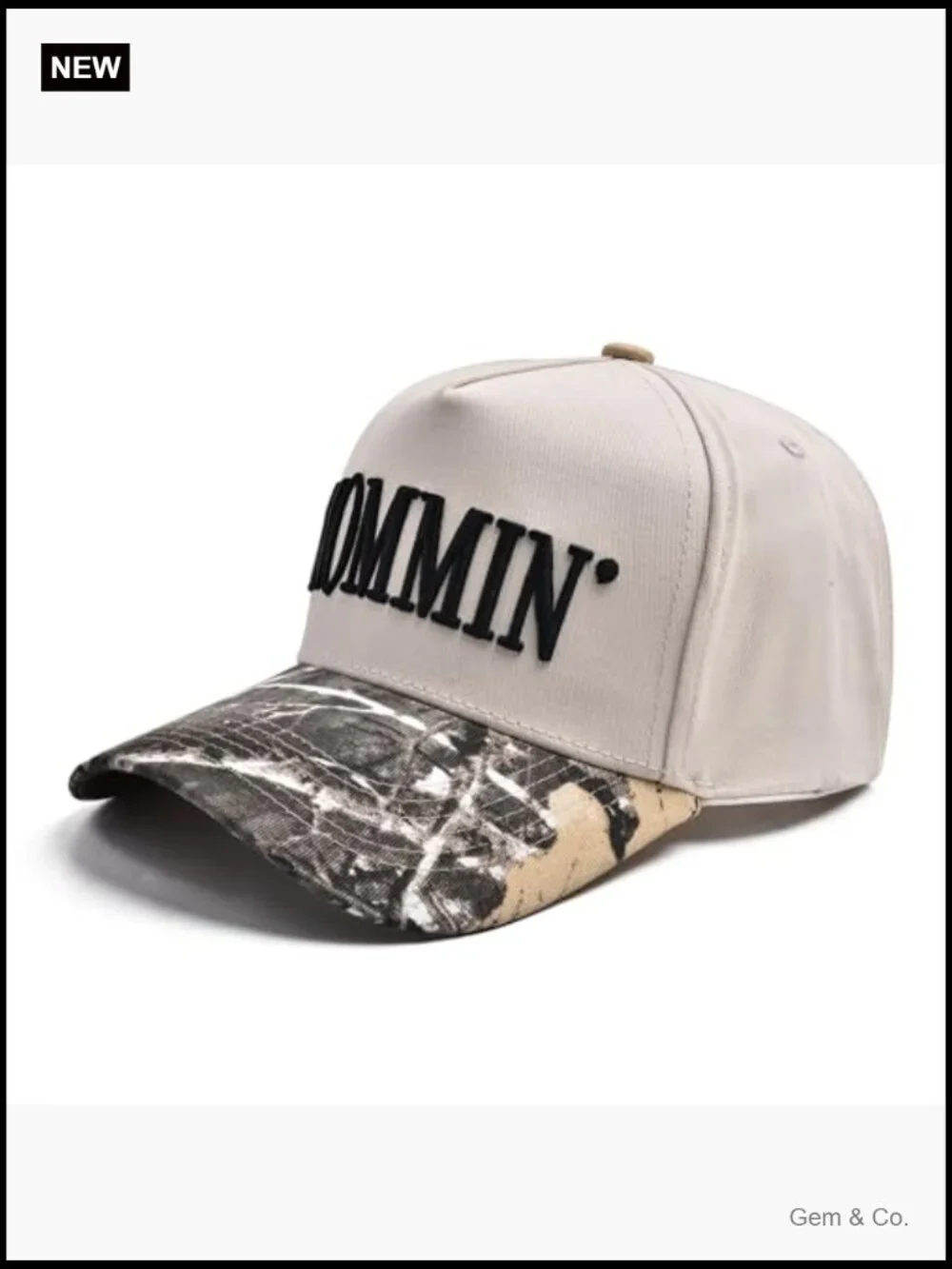 Embroidered Mommin Trucker Hat Adjustable Cotton Baseball Cap for Women Casual